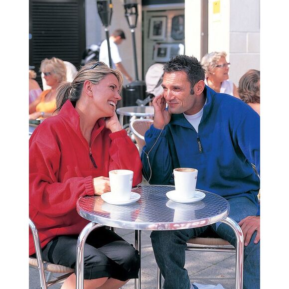 Result Unlined Active 1/4 Zip Anti-Pilling Fleece Top / Red - Picture 2 of 3